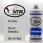 Preview: Honda, Silver Metallic, NH-678M: 400ml Sprühdose, von ATW Autoteile West.